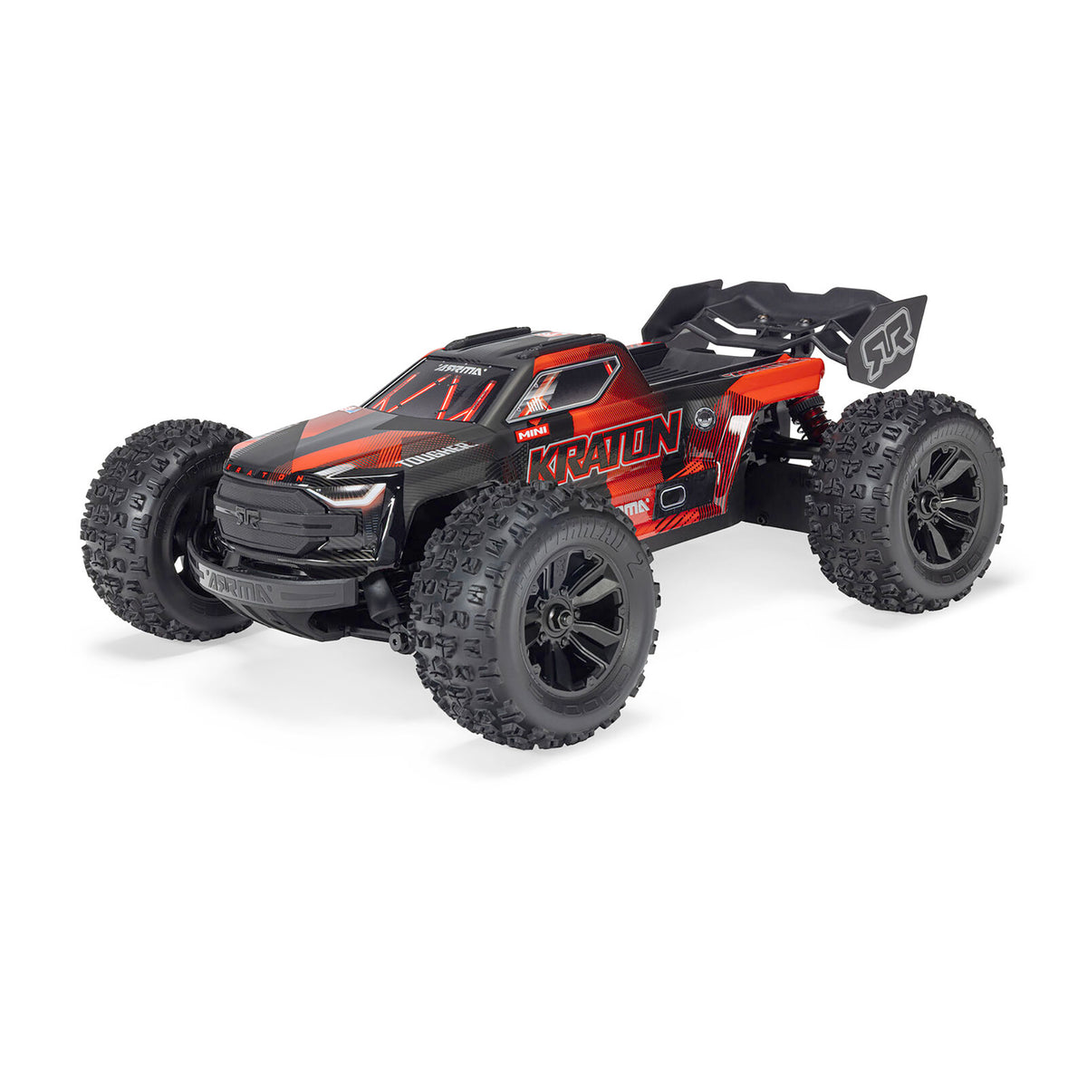 Arrma 1/16 Mini Kraton 3S DSC 4X4 RTR Brushless Speed Truck, Black/Red