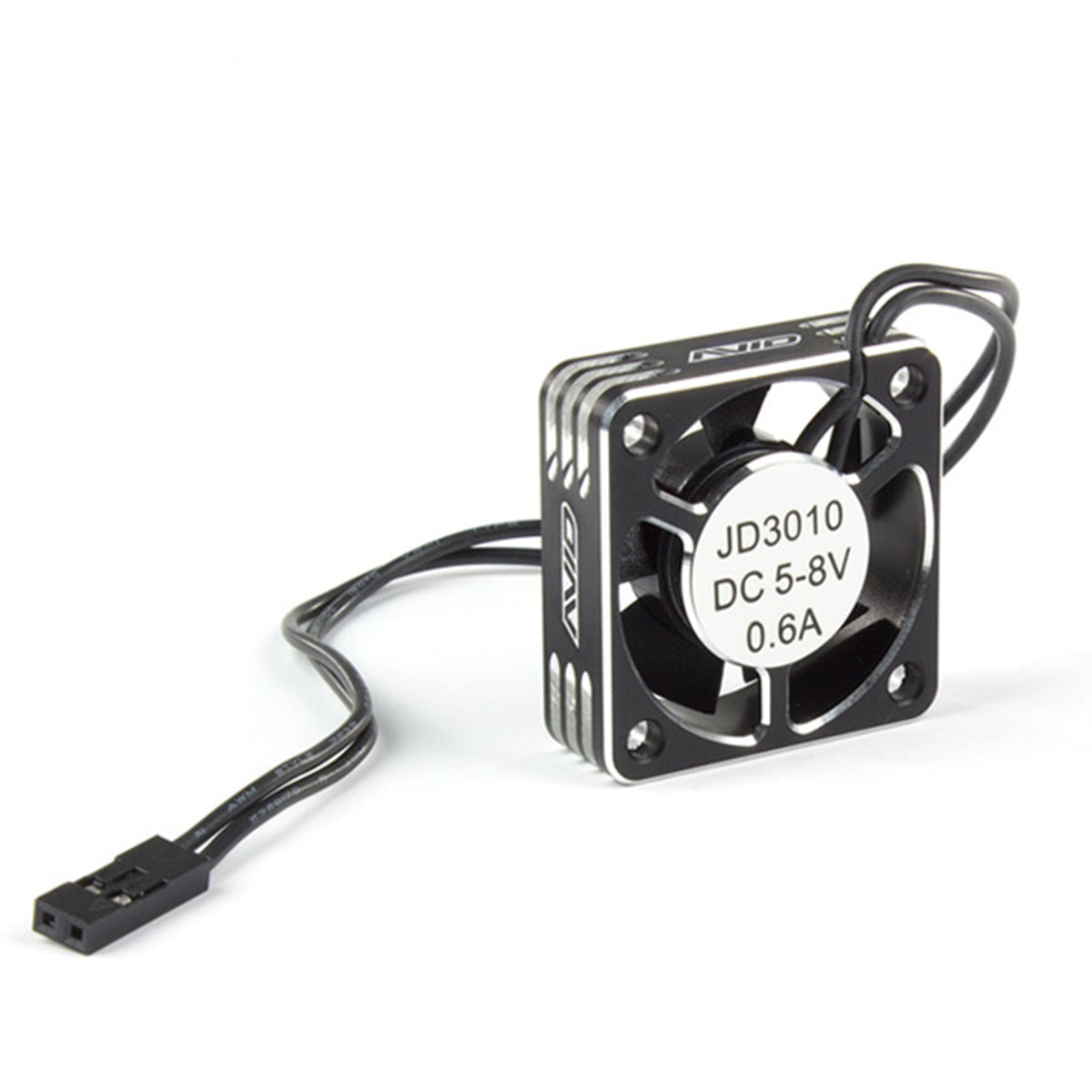 Avid RC Aluminum HV High Speed Cooling Fan, Black/Silver, 30mm
