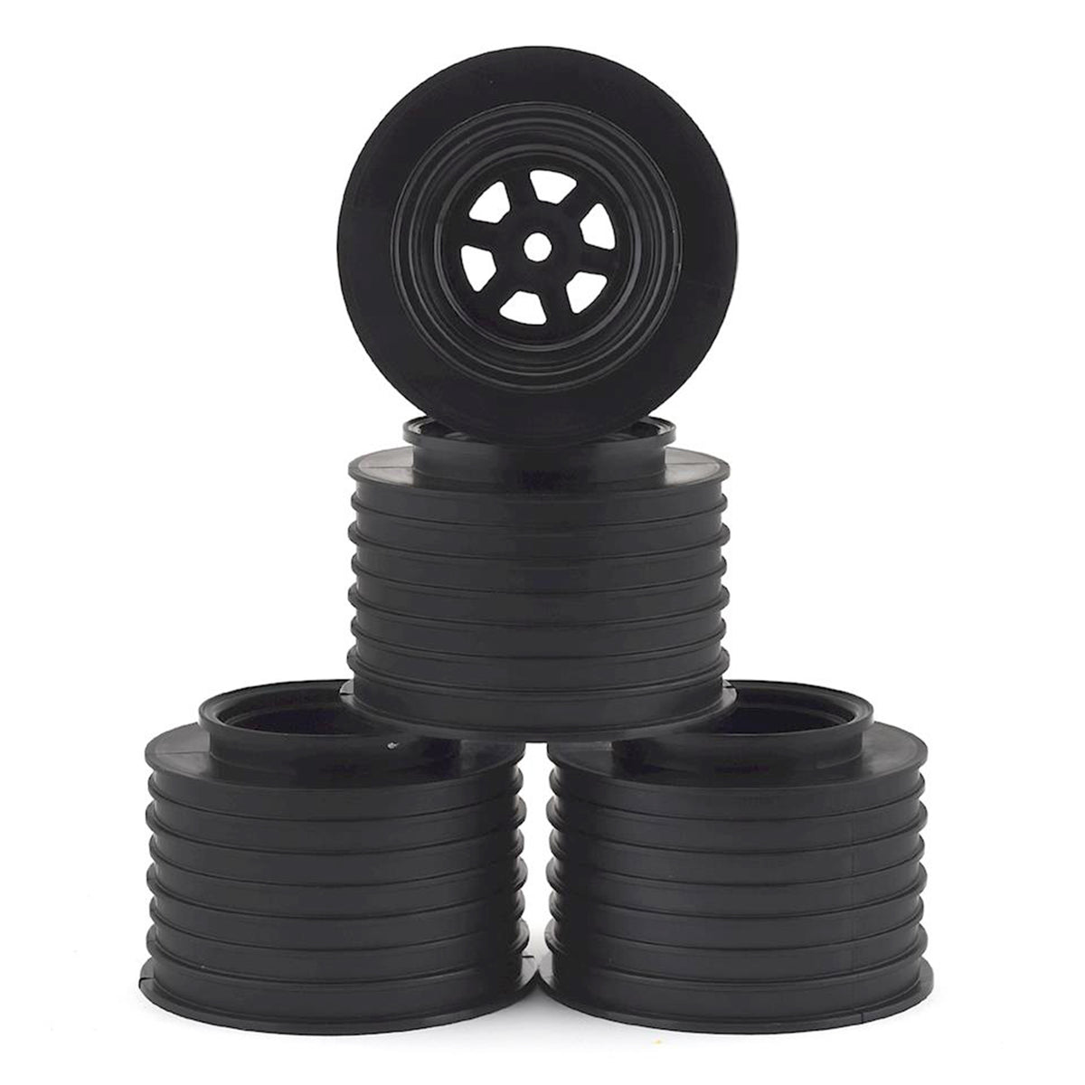 DE Racing Gambler Rear Sprint Wheels (AE/TLR) (Black) w/12mm Hex