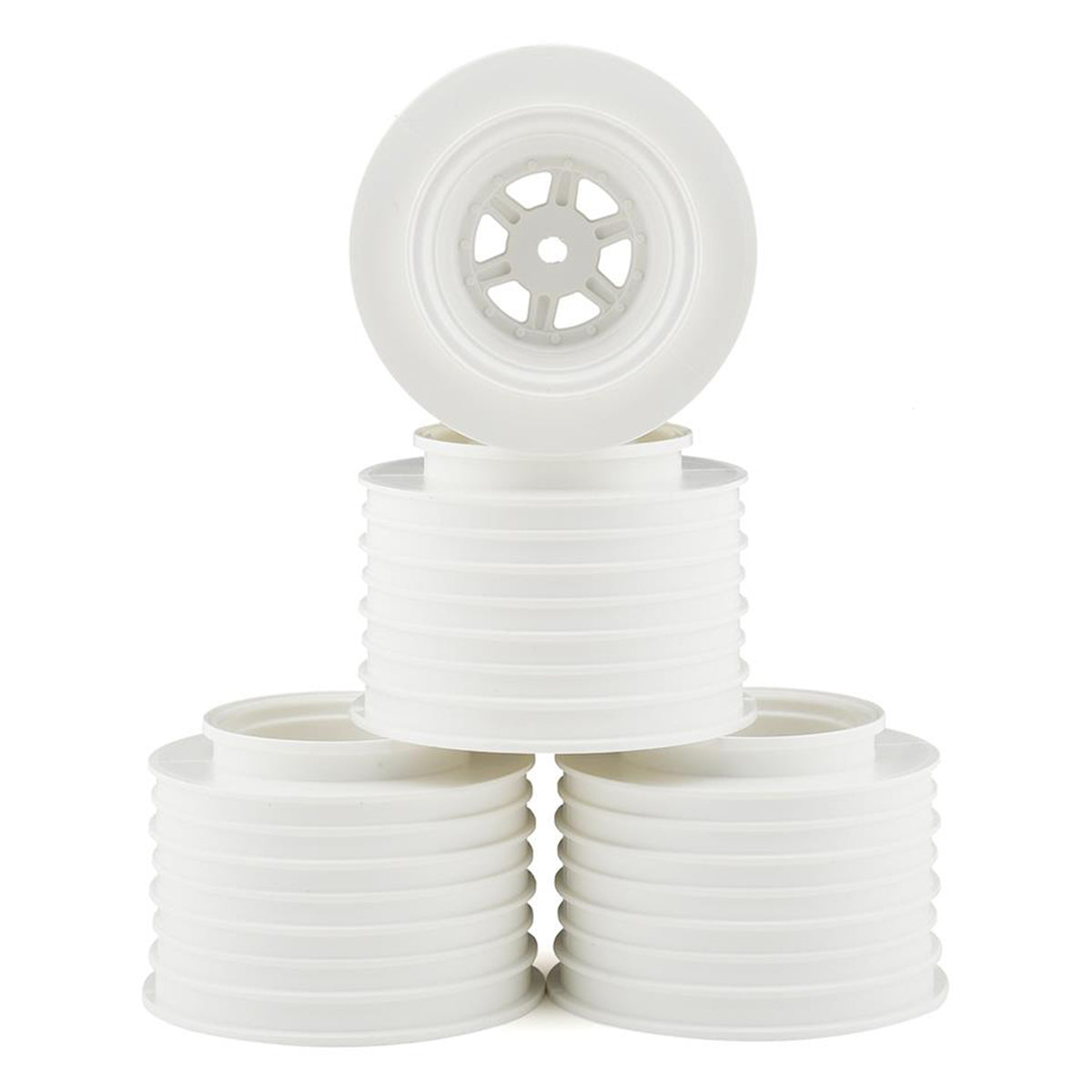 DE Racing Gambler Rear Sprint Wheels (AE/TLR) (White) w/12mm Hex