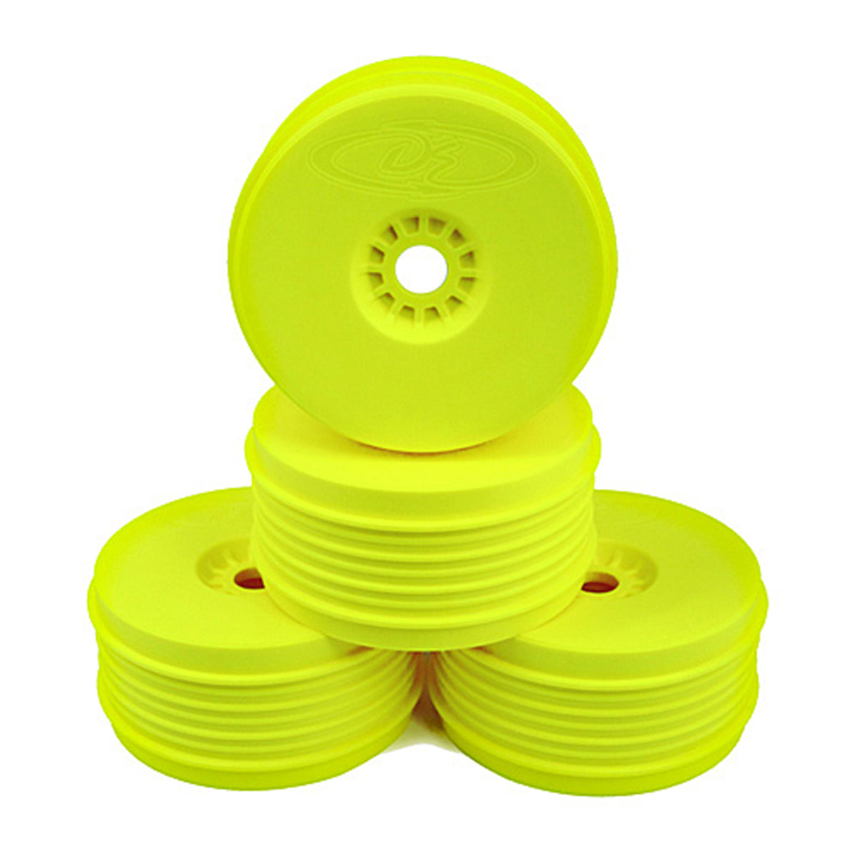 DE Racing SpeedLine Plus 1/8 Buggy Wheel (4) (Yellow)