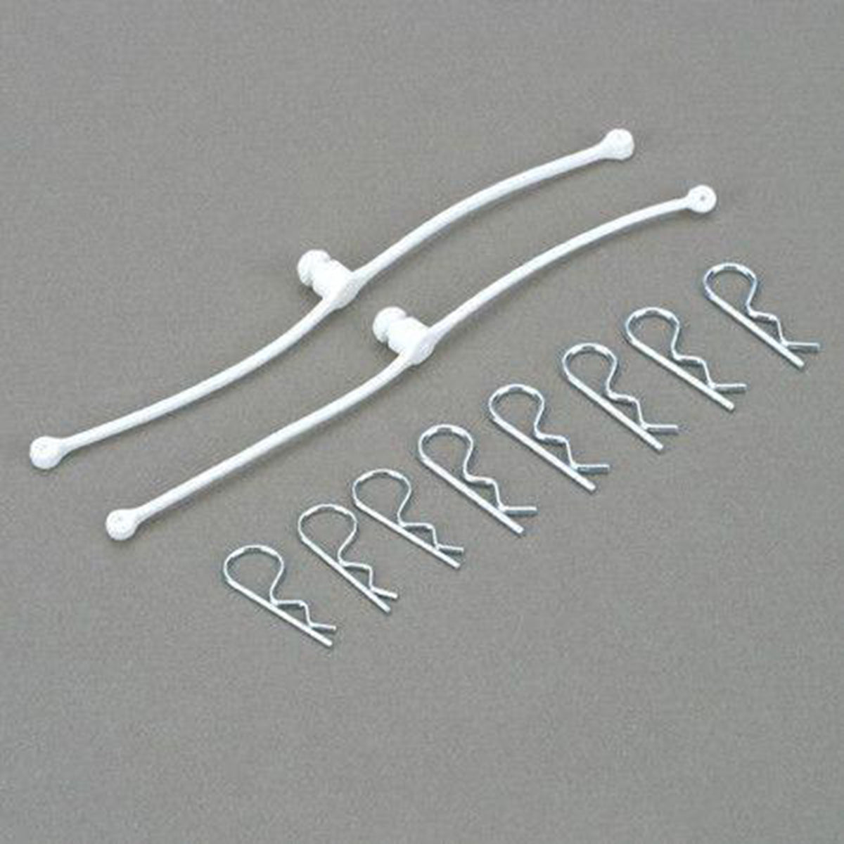 DuBro Body Klip Retainers (White) (Klips Included)