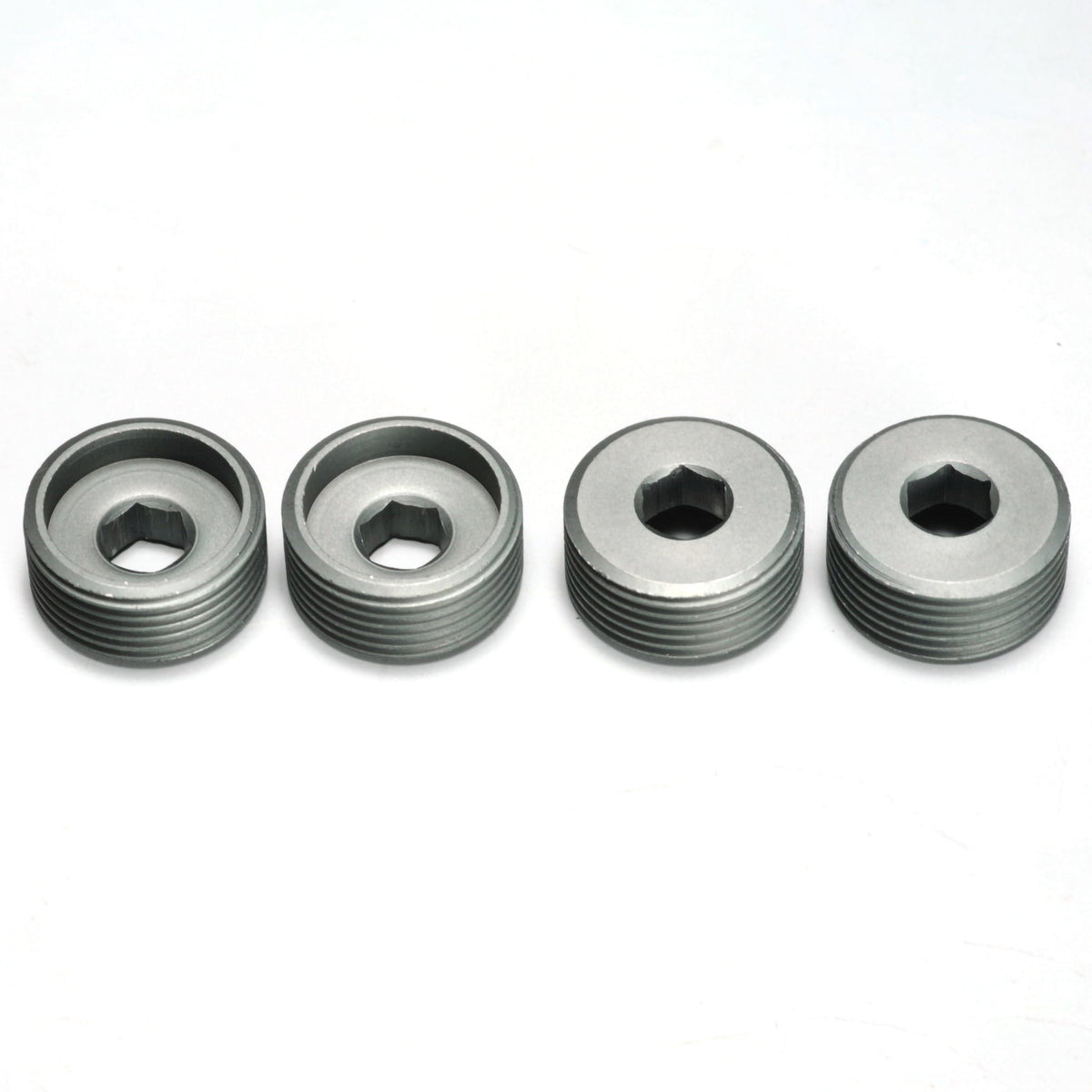 Mugen Seiki Adjusting Nut for Front Hub Carrier 4pcs: X8R/8RE/8/8E, X8TR/RE/8T/E