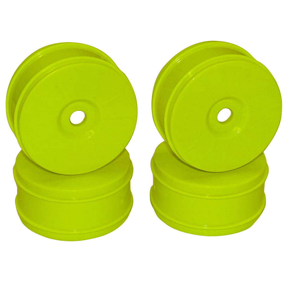 Mugen Seiki LD 1/8 Buggy Wheel (4) (Yellow) w/17mm Hex