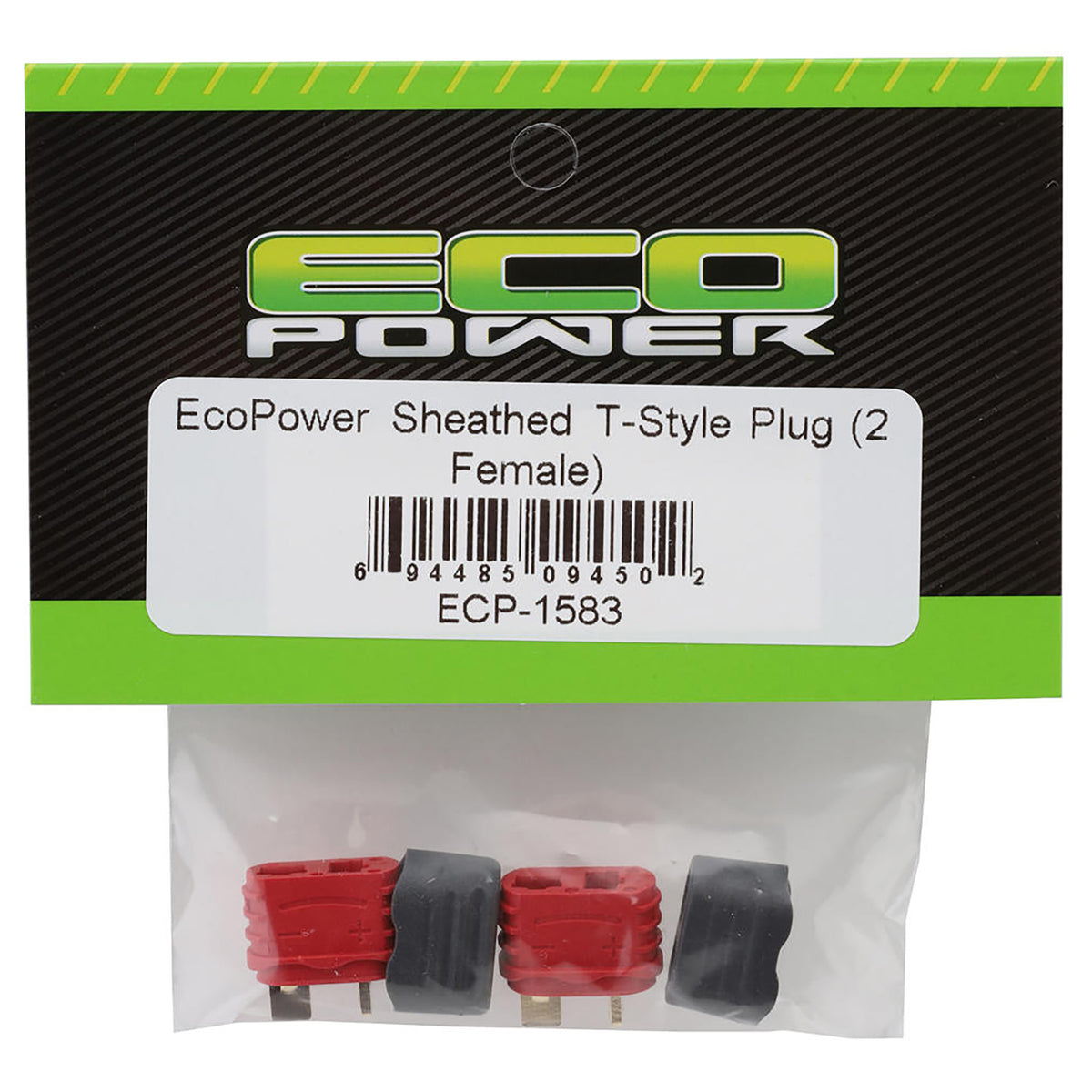 EcoPower Sheathed T-Style (Deans) Connectors (2 Female)