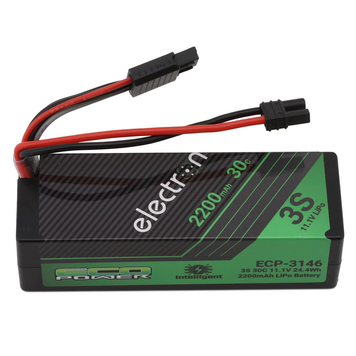 EcoPower "Electron" 3S 30C Intelligent LiPo Battery w/EC2 Plug (11.1V/2200mAh) (Losi™ Nascar/Arrma™ Grom Granite, Typhon, Mojave)