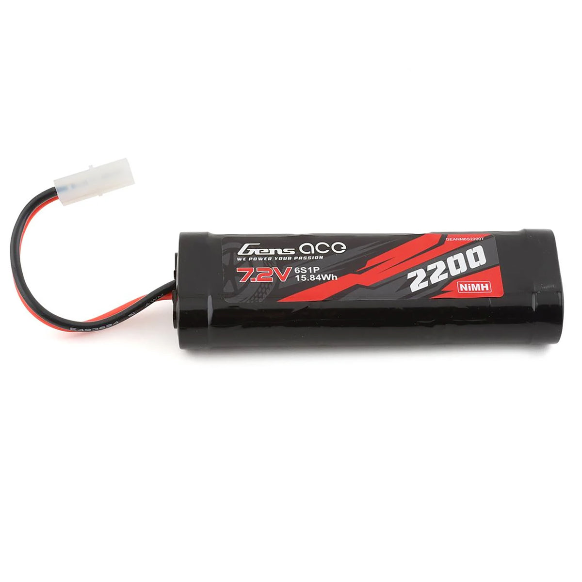 Gens Ace 7.2V 2200mAh 6-Cell NiMH Battery With Tamiya Plug