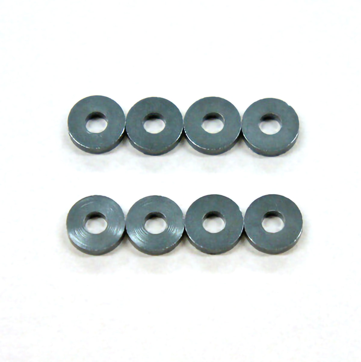 Mugen Seiki 3x8x2mm Aluminum Roll Center Spacer (Gun Metal) (8)