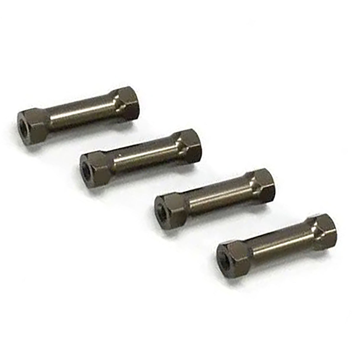 Kyosho SP Aluminum Radio Post Set MP9/MP10 (Gunmetal) (4)