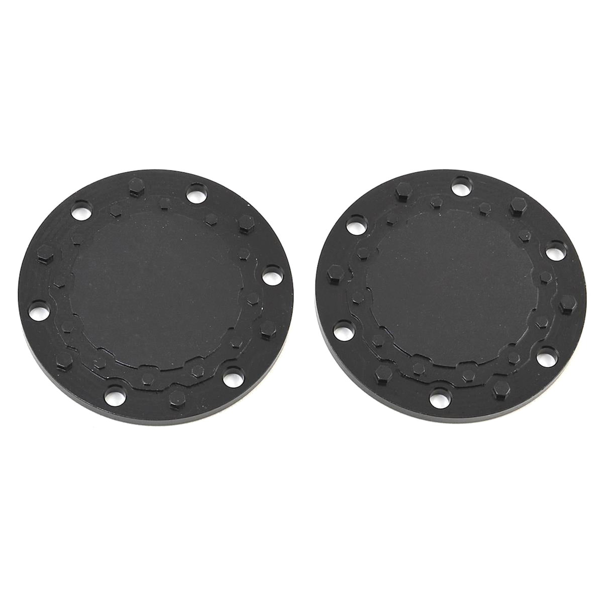 JConcepts Aluminum Tribute Wheel Planetary Cap (Black) (2)