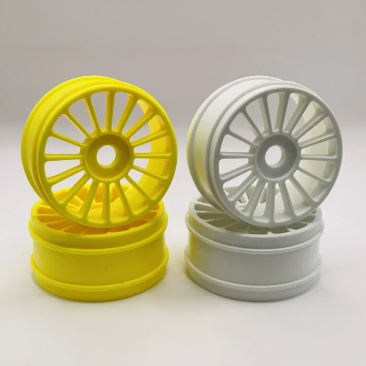 Klinik RC Multi-Spoke 1/8th Buggy Wheels 83mm White 4pcs