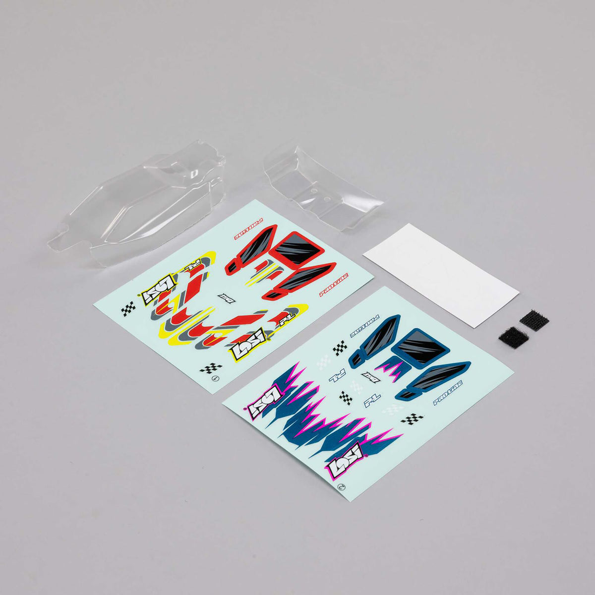 Losi Body,Wing, Clear: Micro B