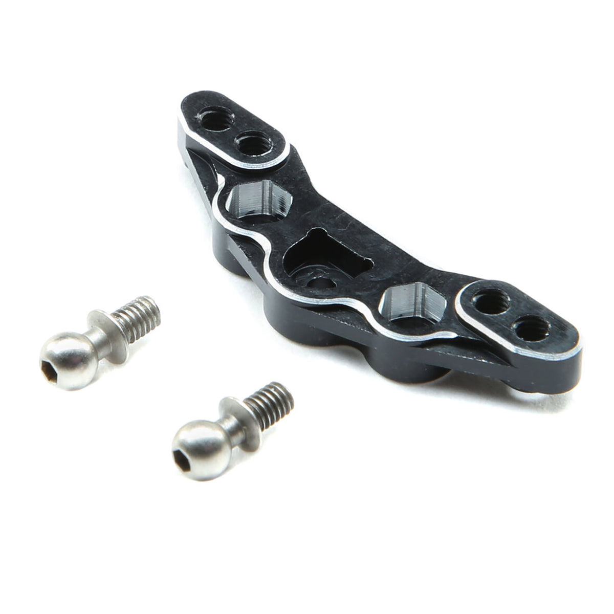Losi Camber Block, Front, Aluminum: Mini-T/Mini-B 2.0