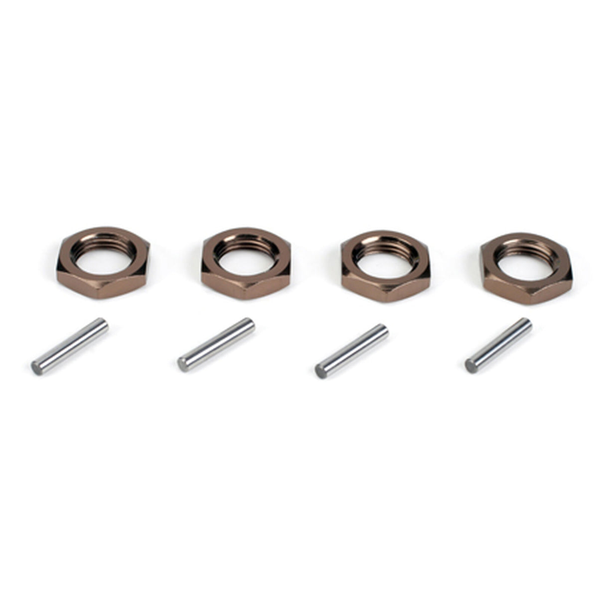 Losi Wheel Nuts & Pins (4ea): 8B,8T