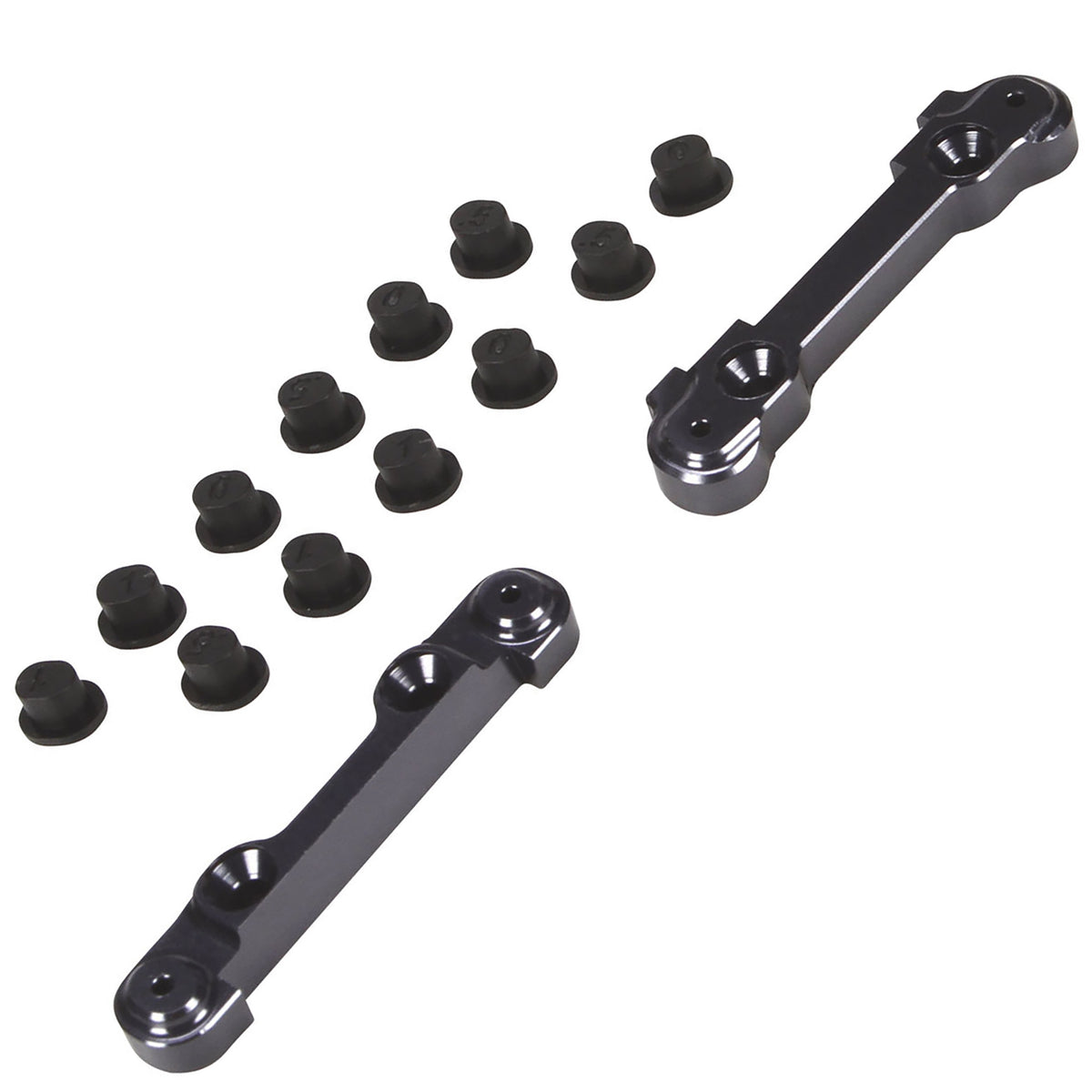 Losi Front Suspension Mount Set, Aluminum:Mini 8IGHT,DB