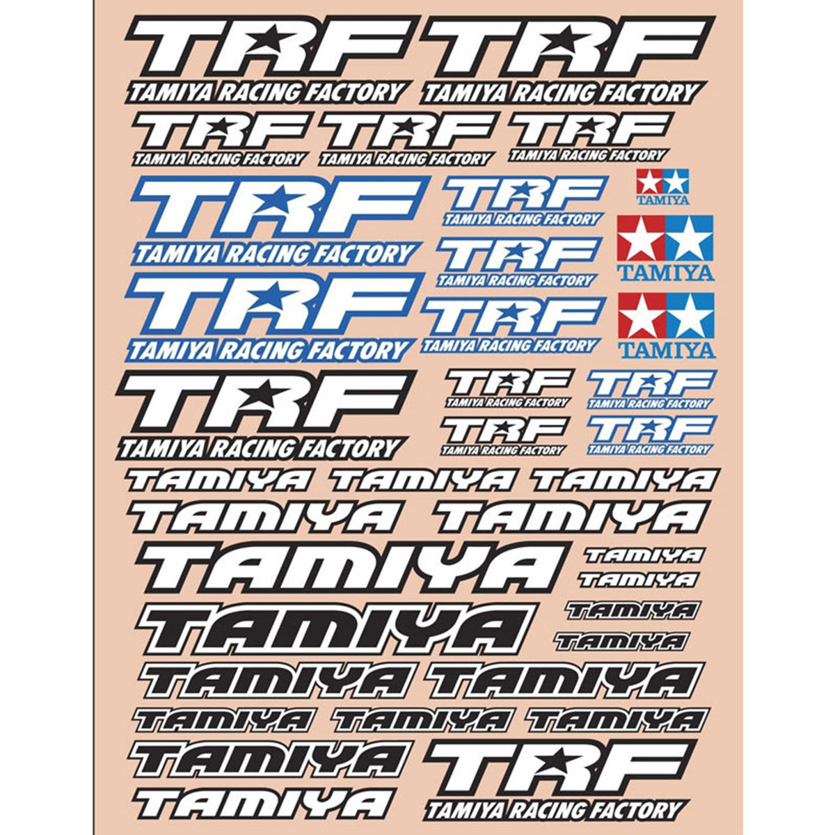 Tamiya TRF Logo Sticker Set