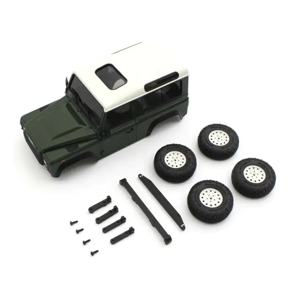 Kyosho Body Set MX-01 Land Rover Defender 90 Coniston Green