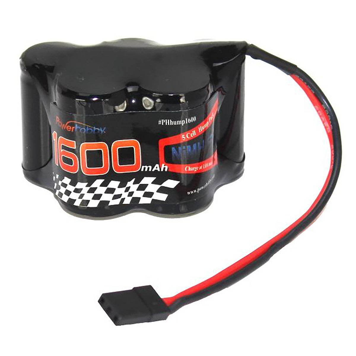 Power Hobby 6V 1600mAh NiMH Hump Battery Pack w/ Hitec Connector
