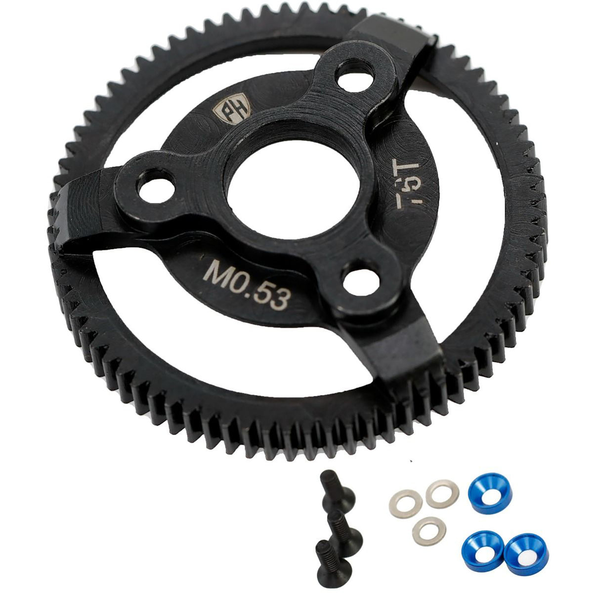 Power Hobby Hardened Steel Spur Gear 48P 86T for Traxxas 2WD Slash/Stampede/Rustler