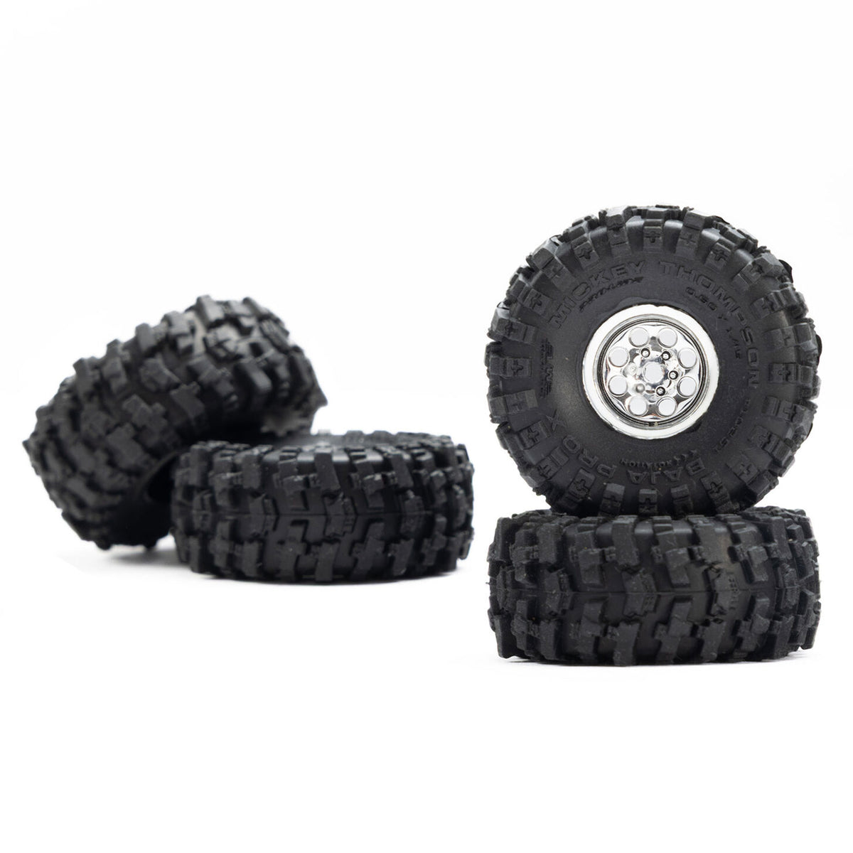 Pro-Line 1/30 Baja Pro X Front/Rear Mounted Chrome Beast (4): Axial SCX30
