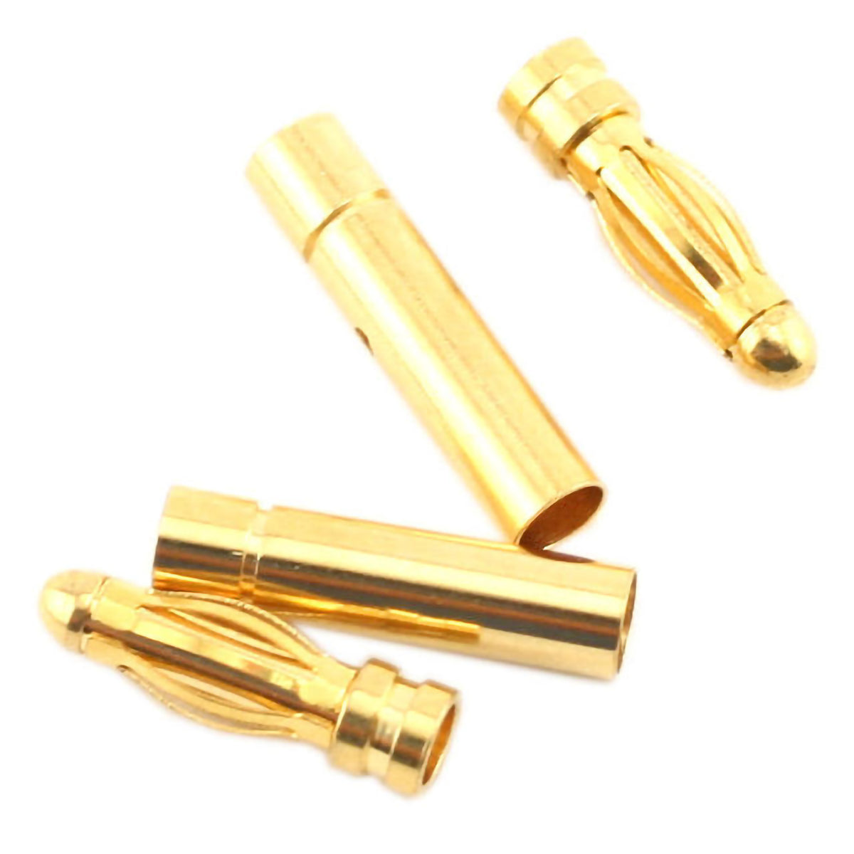 ProTek RC 3.0mm Gold Plated Inline Connectors (2 Male/2 Female)
