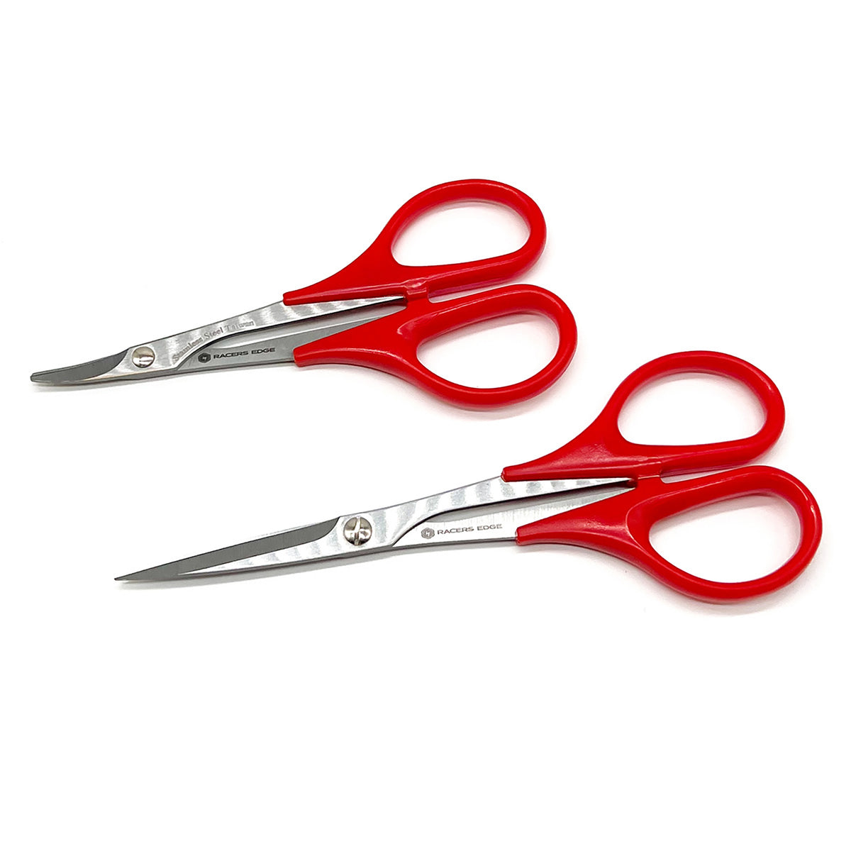 Racer's Edge Curved & Straight Lexan Scissors Set