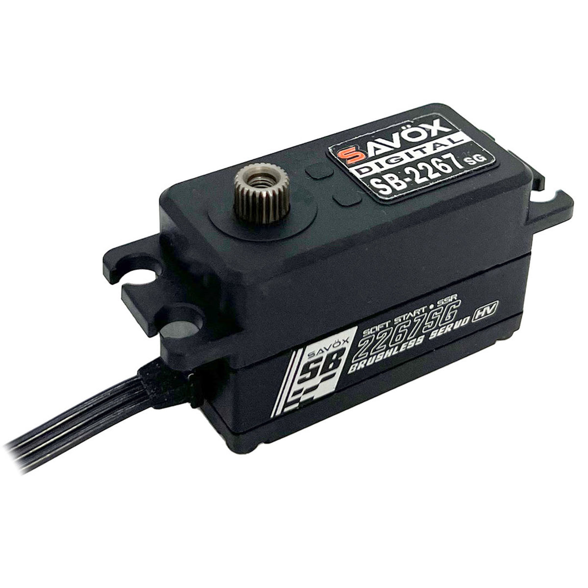 Savox High Voltage, Steel Gear, Monster Low Profile Servo with Soft Start, 0.065sec / 444.4oz @ 8.4V