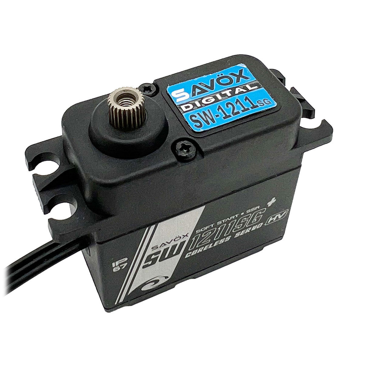 Savox Waterproof High Voltage Digital Servo 0.08sec / 416.6oz @ 8.4V - Black Edition