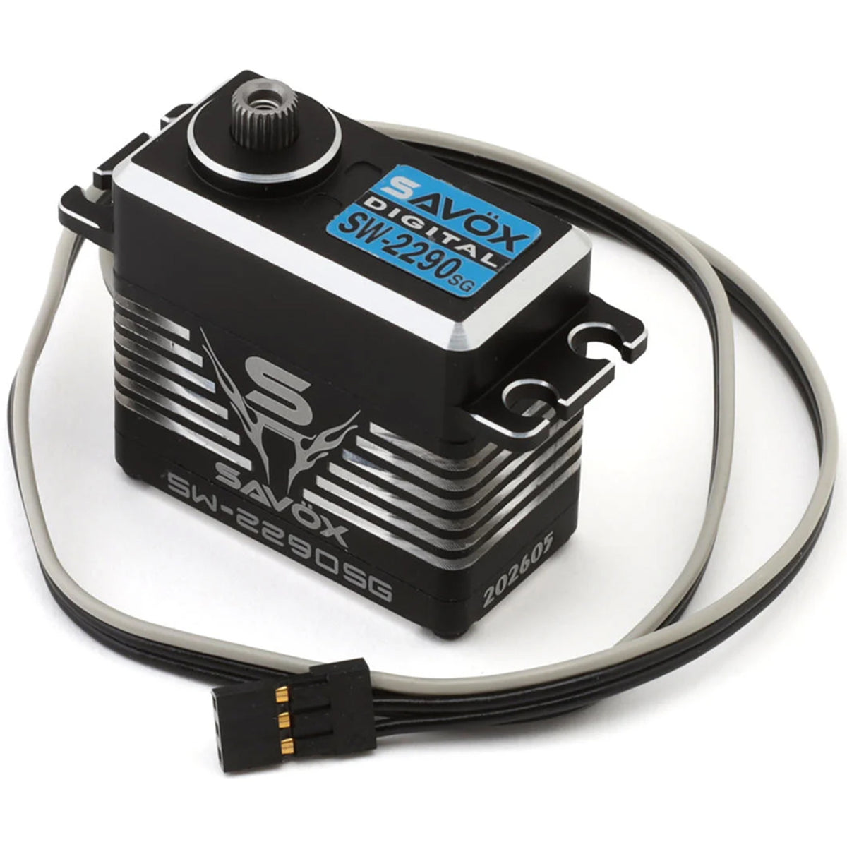 Savox Waterproof Premium, High Voltage, Brushless, Digital Servo 0.11sec / 972.1oz @ 8.4v - Black Edition