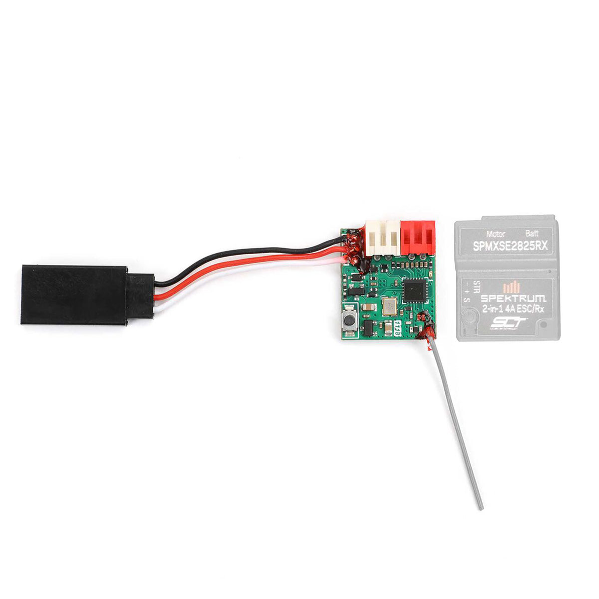 Spektrum RC 10A 2-in-1 Brushed ESC / SLT Receiver: Micro-B
