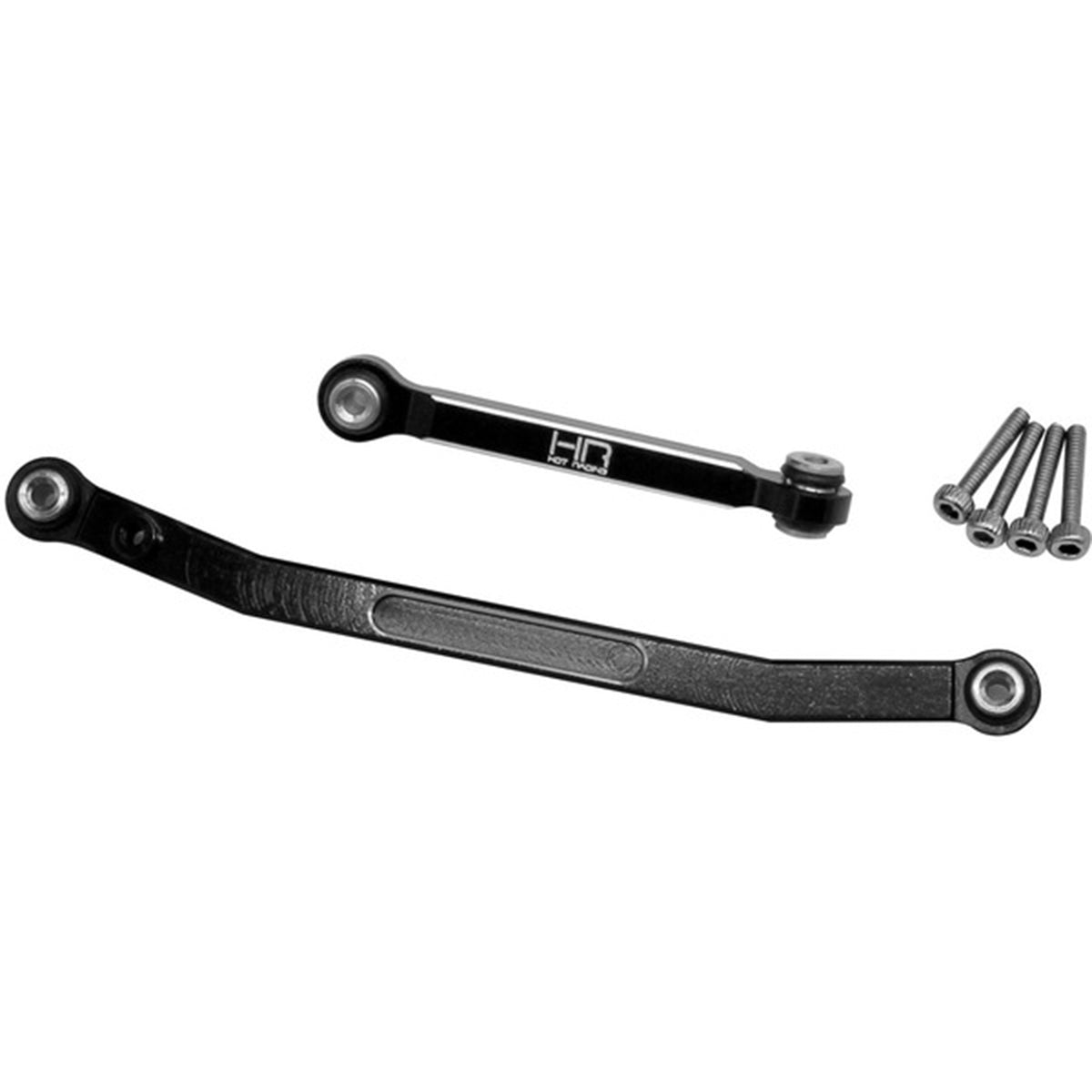 Hot Racing Black Aluminum Fix Link Tight Tolerance Steering Rod, for SCX24