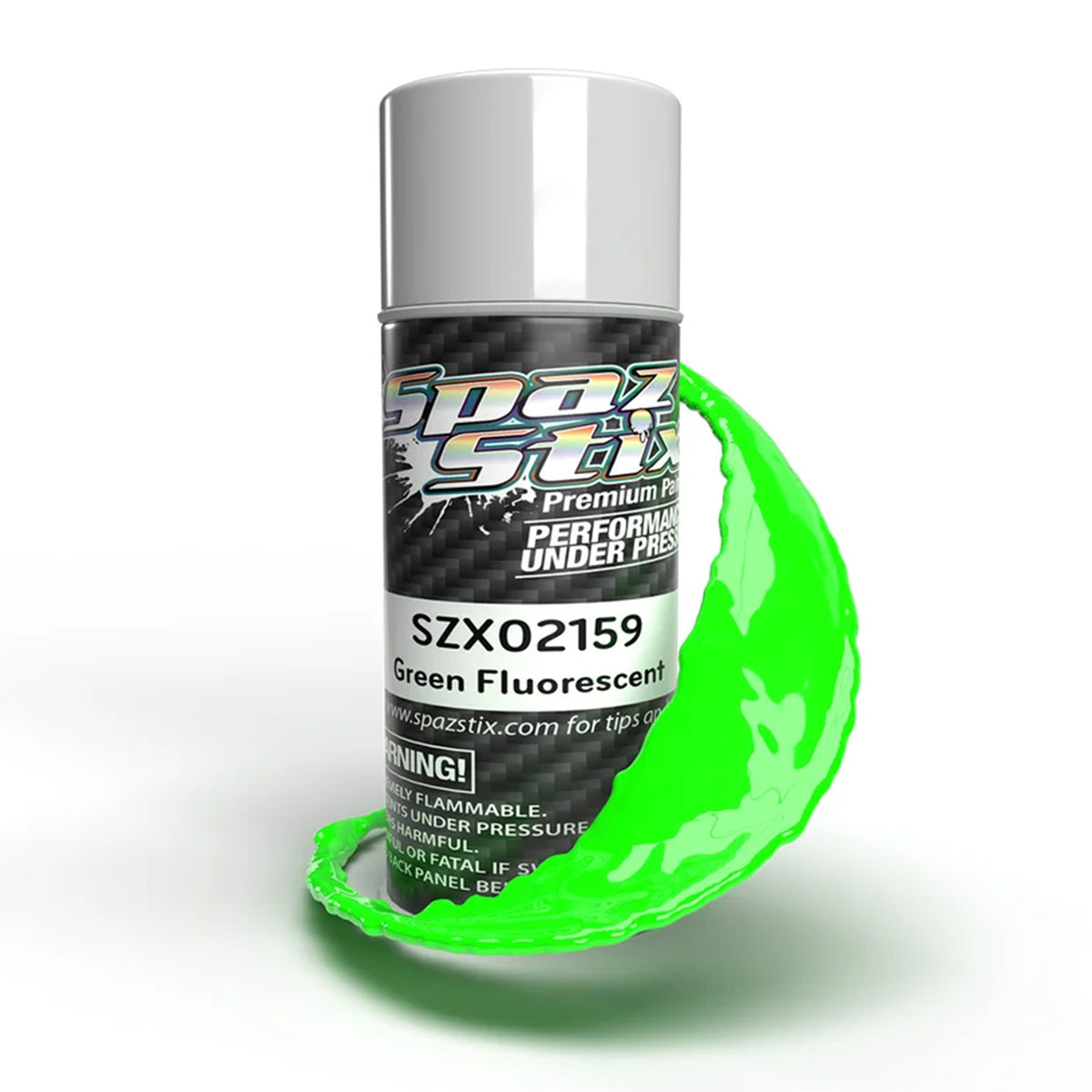 Spa Stix Green Fluorescent Aerosol Paint, 3.5oz Can