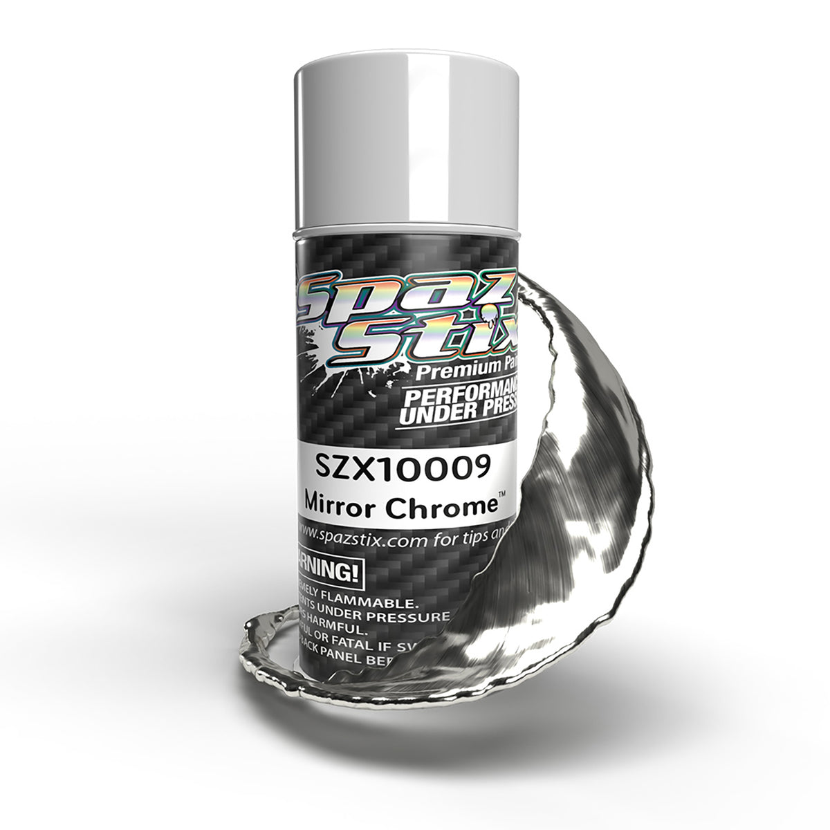Spaz Stix Ultimate Mirror Chrome Aerosol Paint, 3.5oz Can