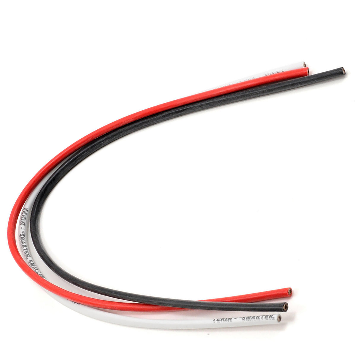 Tekin 12 AWG Silicone Power Wire 12 Red/Black/White (3)