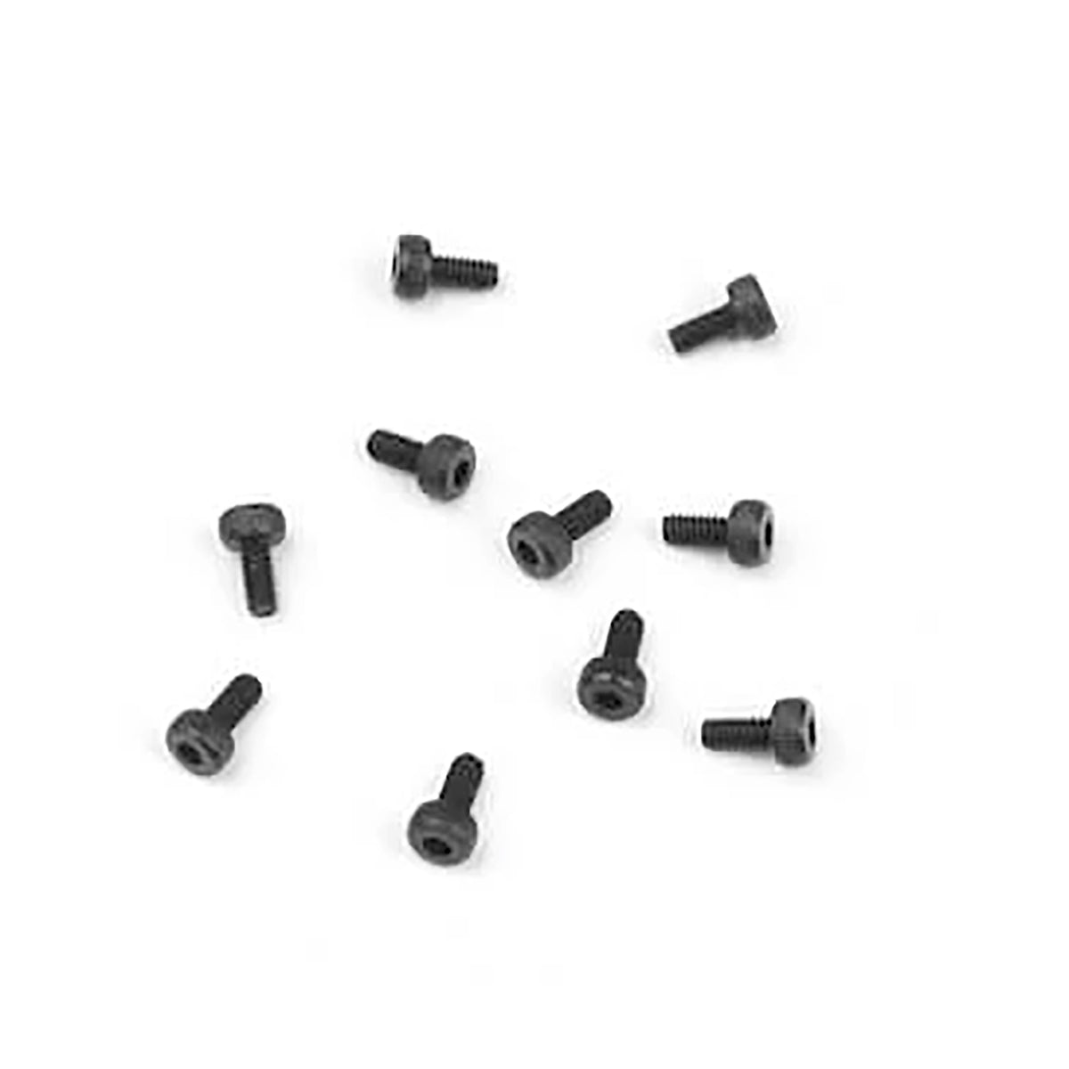 Tekno RC 2x4mm Cap Head Screw (Black, 10pcs)