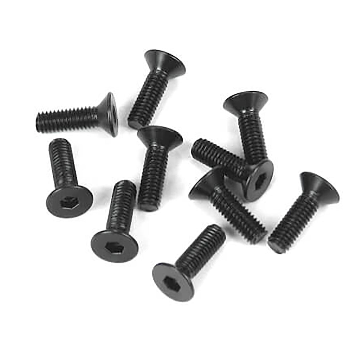 Tekno RC 3x10mm Flat Head Screws (10)