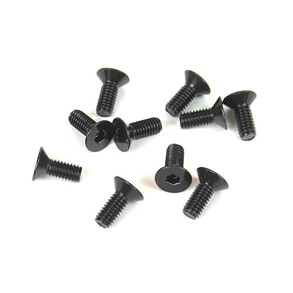 Tekno RC 4x10mm Flat Head Screws (10)