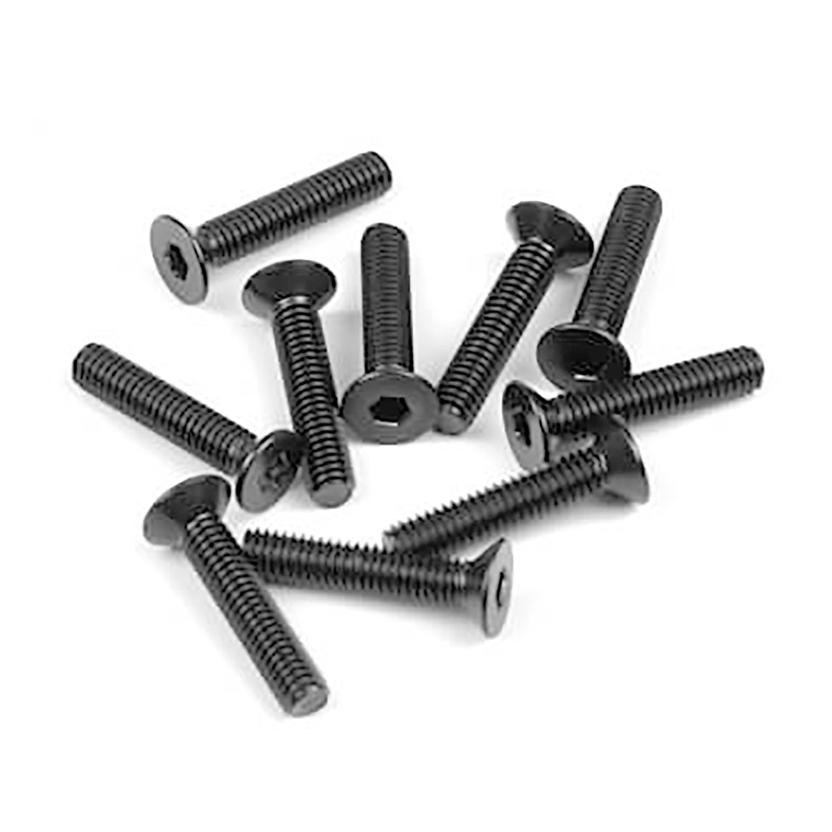 Tekno RC 4x20mm Flat Head Screws (10)