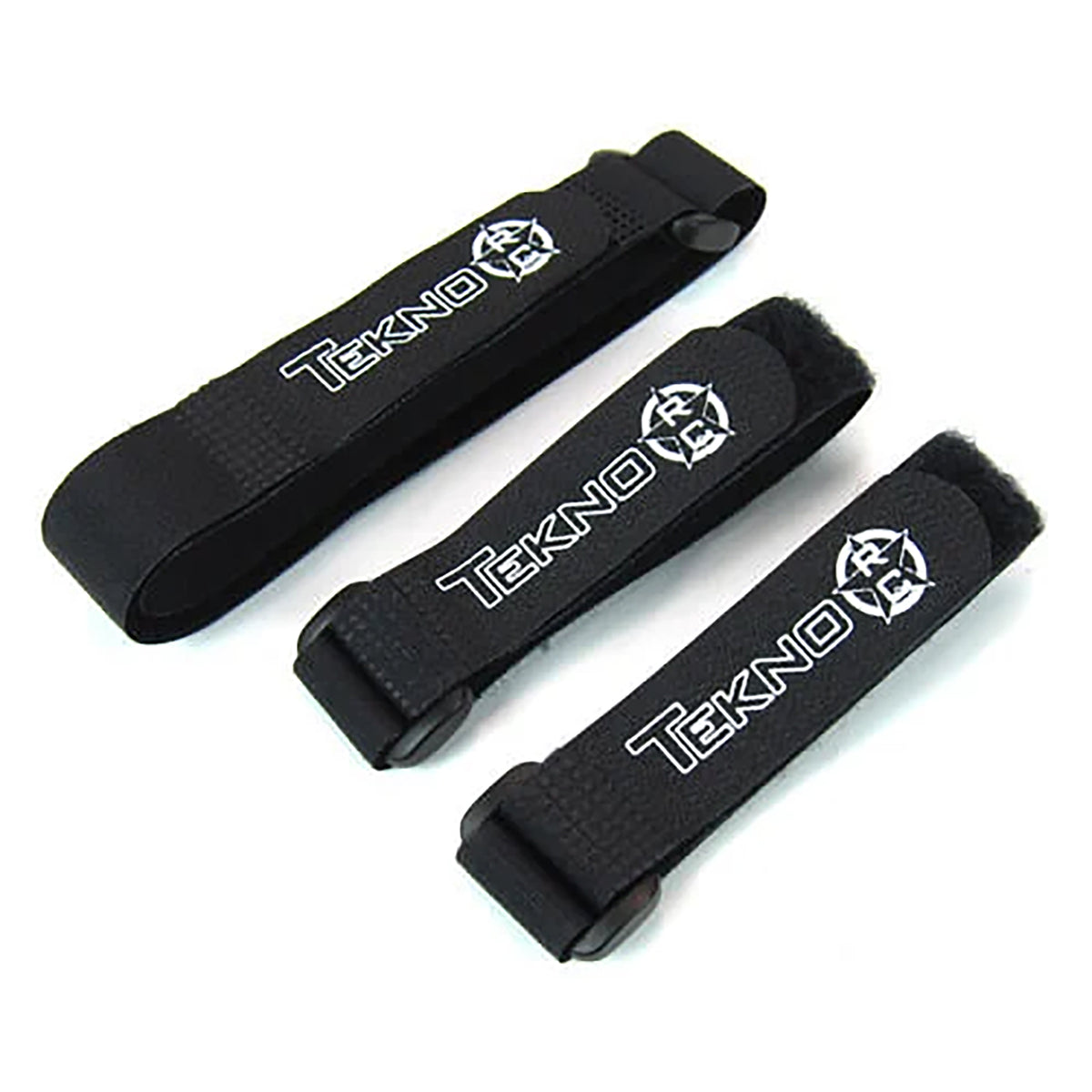 Tekno RC Battery Straps (black, 4-6 cell)