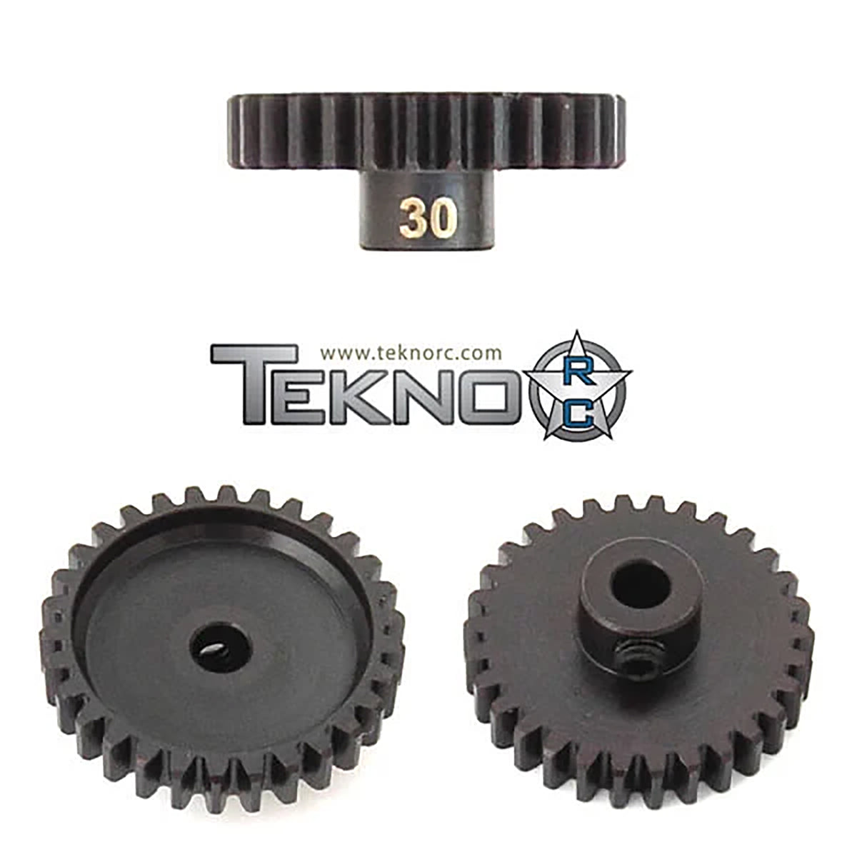 Tekno RC Pinion Gear 30T, MOD1, 5mm Bore, M5 Set Screw
