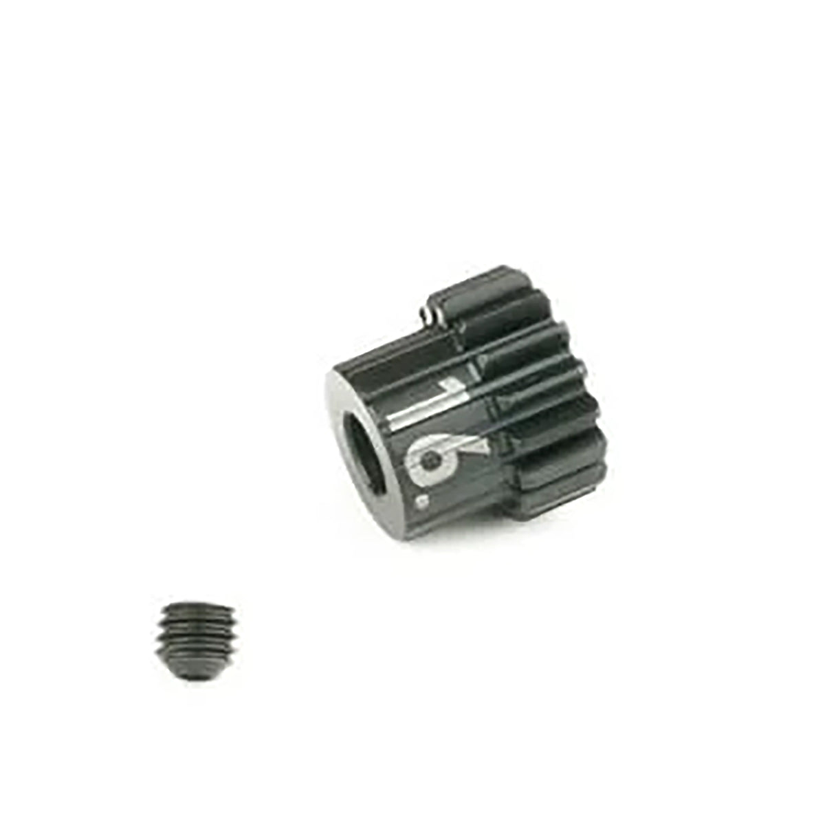 Tekno RC Pinion Gear 16T, Steel MOD 0.8, 5mm Bore, M5 Set Screw