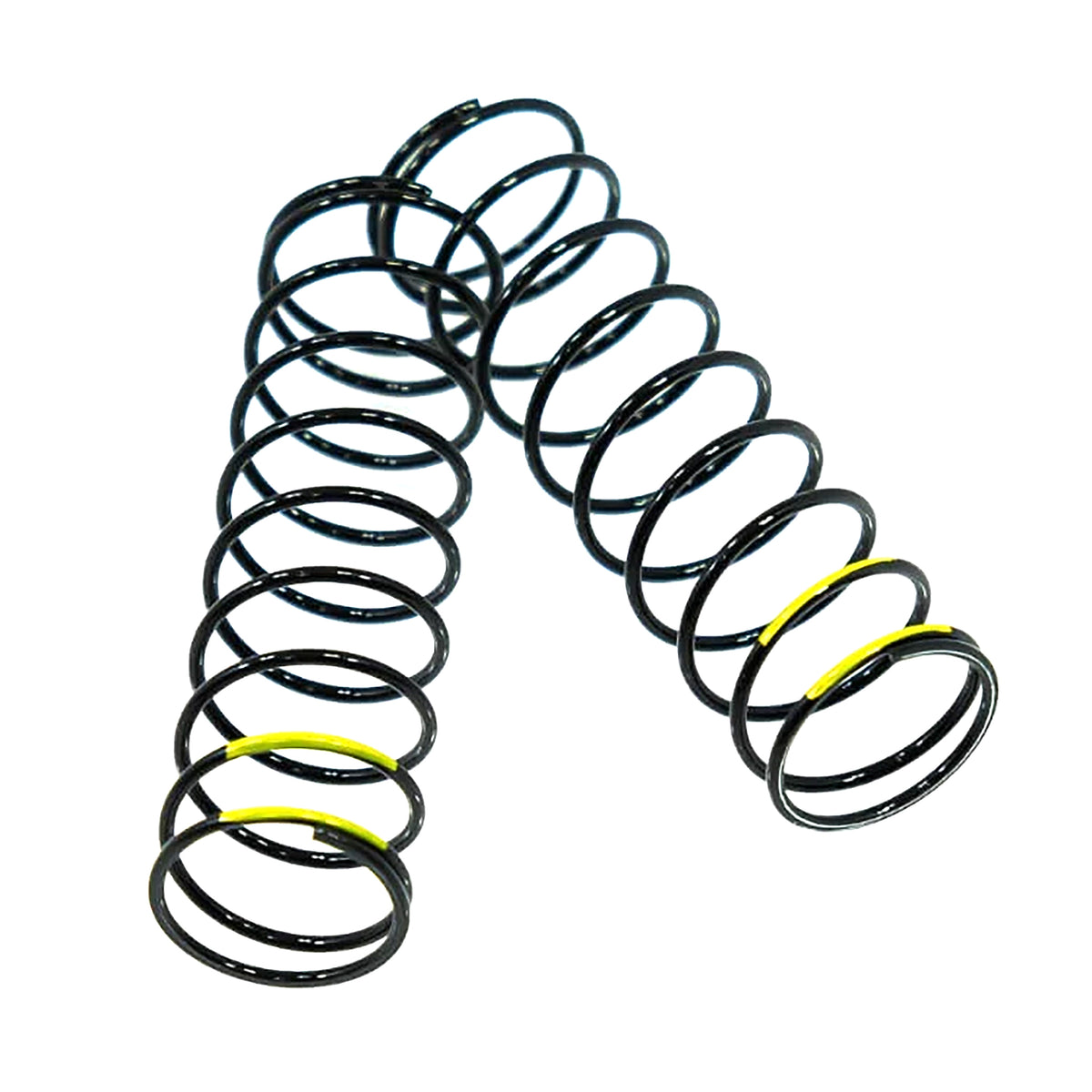 Tekno RC Shock Spring Set (1.5 x 10.0T, 3.59lb/in, 78mm, yellow)