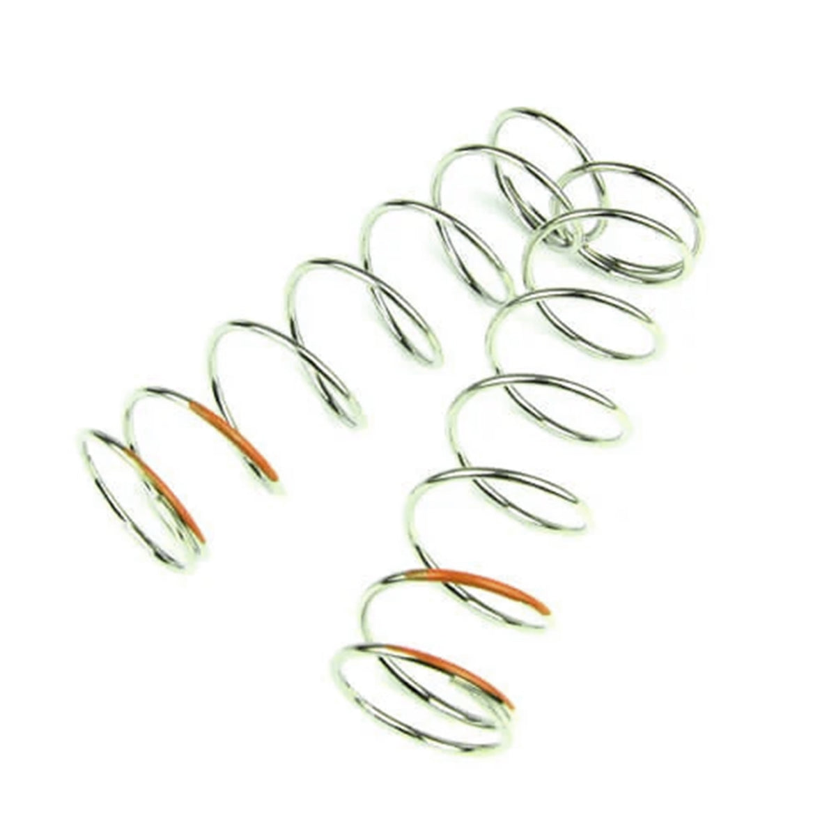 Tekno RC Shock Spring Set (Front, 1.6x7.5T, 80mm, Orange, 6.11 LB/IN)