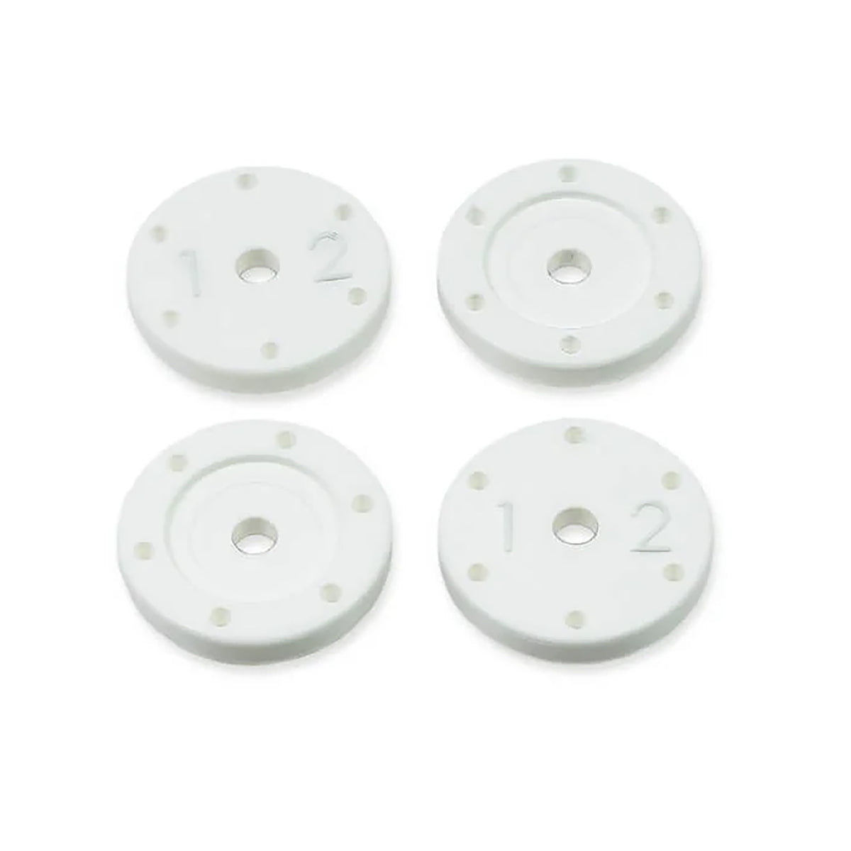 Tekno RC Shock Piston Set (flat/flat, all 16mm shocks, 6×1.2, 4pcs)