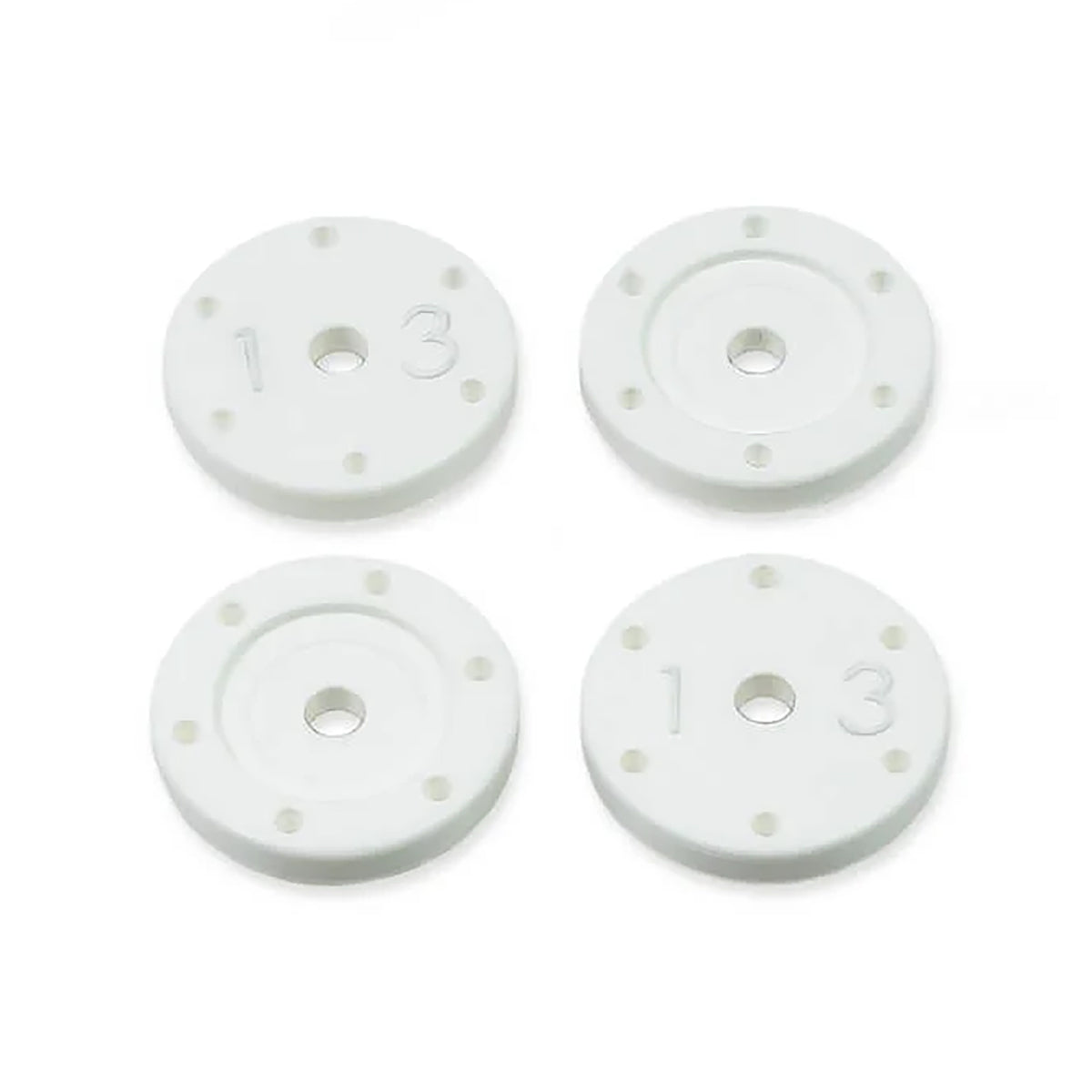Tekno RC Shock Piston Set (flat/flat, all 16mm shocks, 6×1.3, 4pcs)
