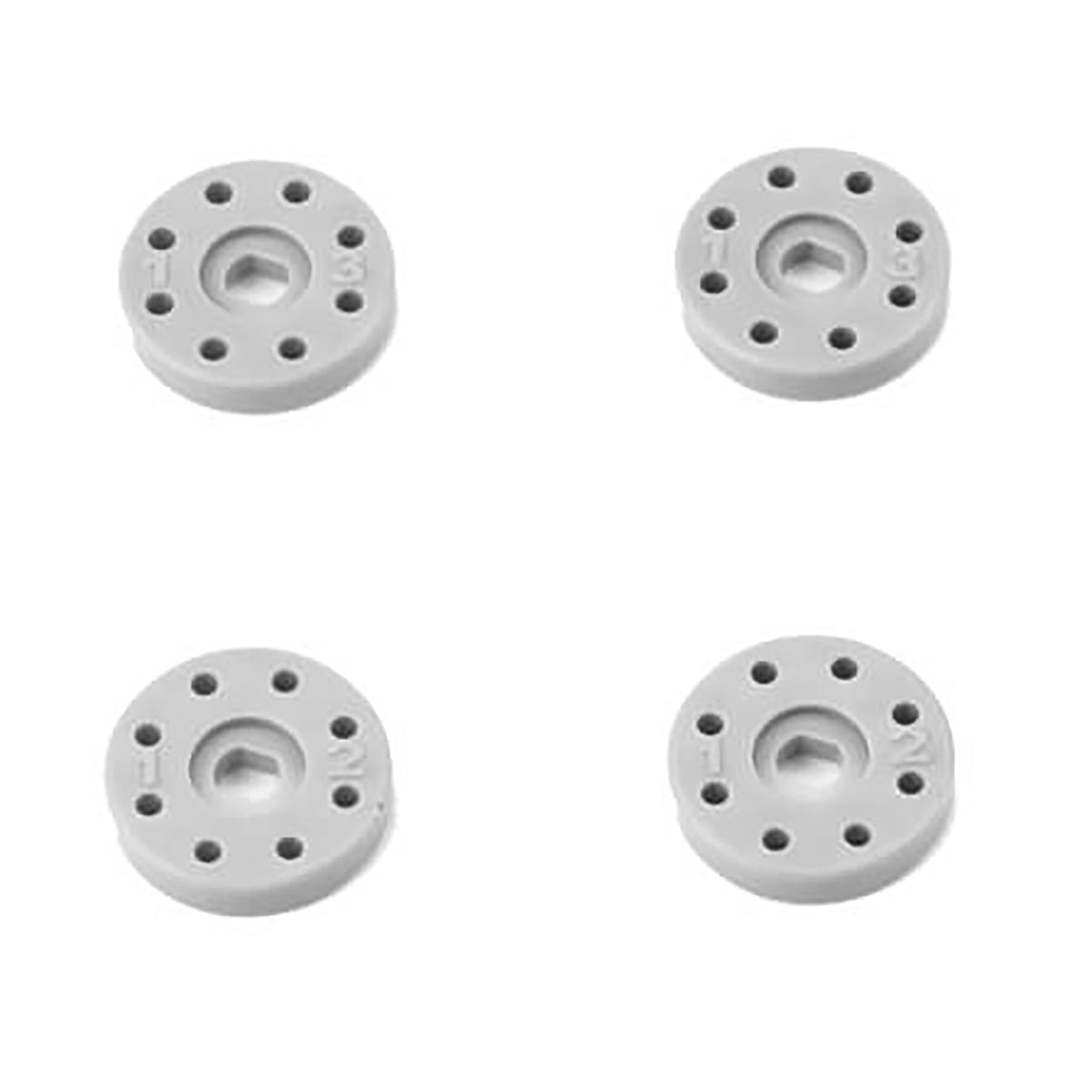 Tekno RC Shock Piston Set (8×1.2, 8×1.3, flat/flat, 13mm, 4pcs)