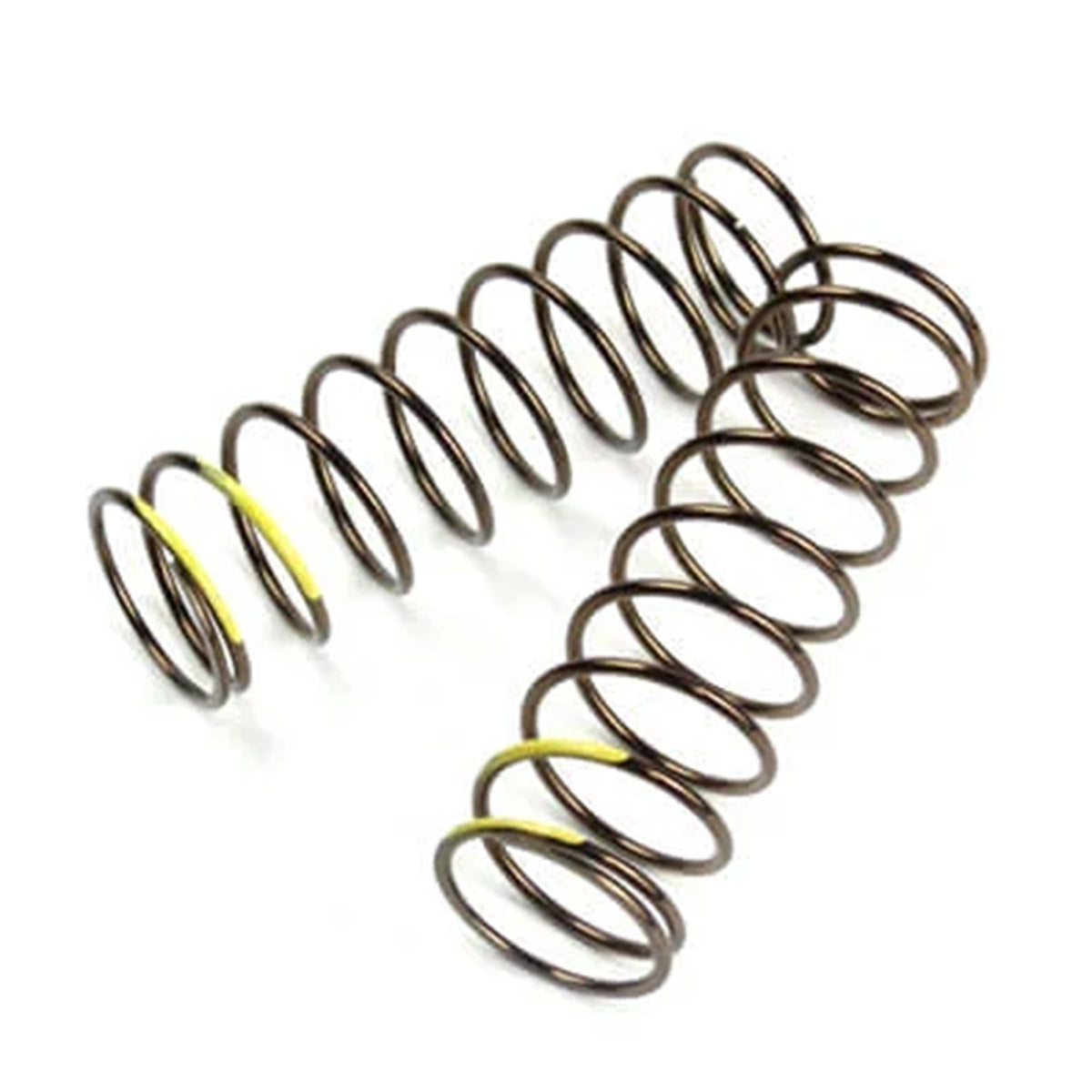Tekno RC LF Shock Spring Set (front, 1.6×9.7, 4.47lb/in, 75mm, yellow)