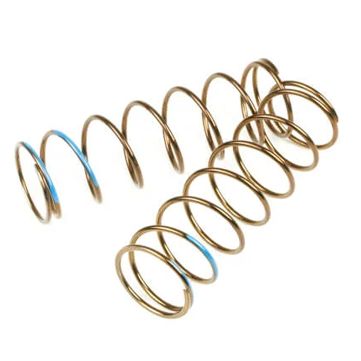 Tekno RC LF Shock Spring Set (front, 1.6×8, 5.73lb/in, 75mm, blue)