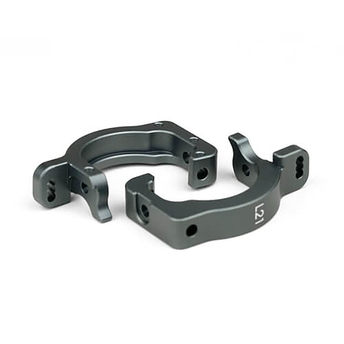 Tekno RC Spindle Carriers (L/R, aluminum, 21 degree, EB/NB48 2.1)