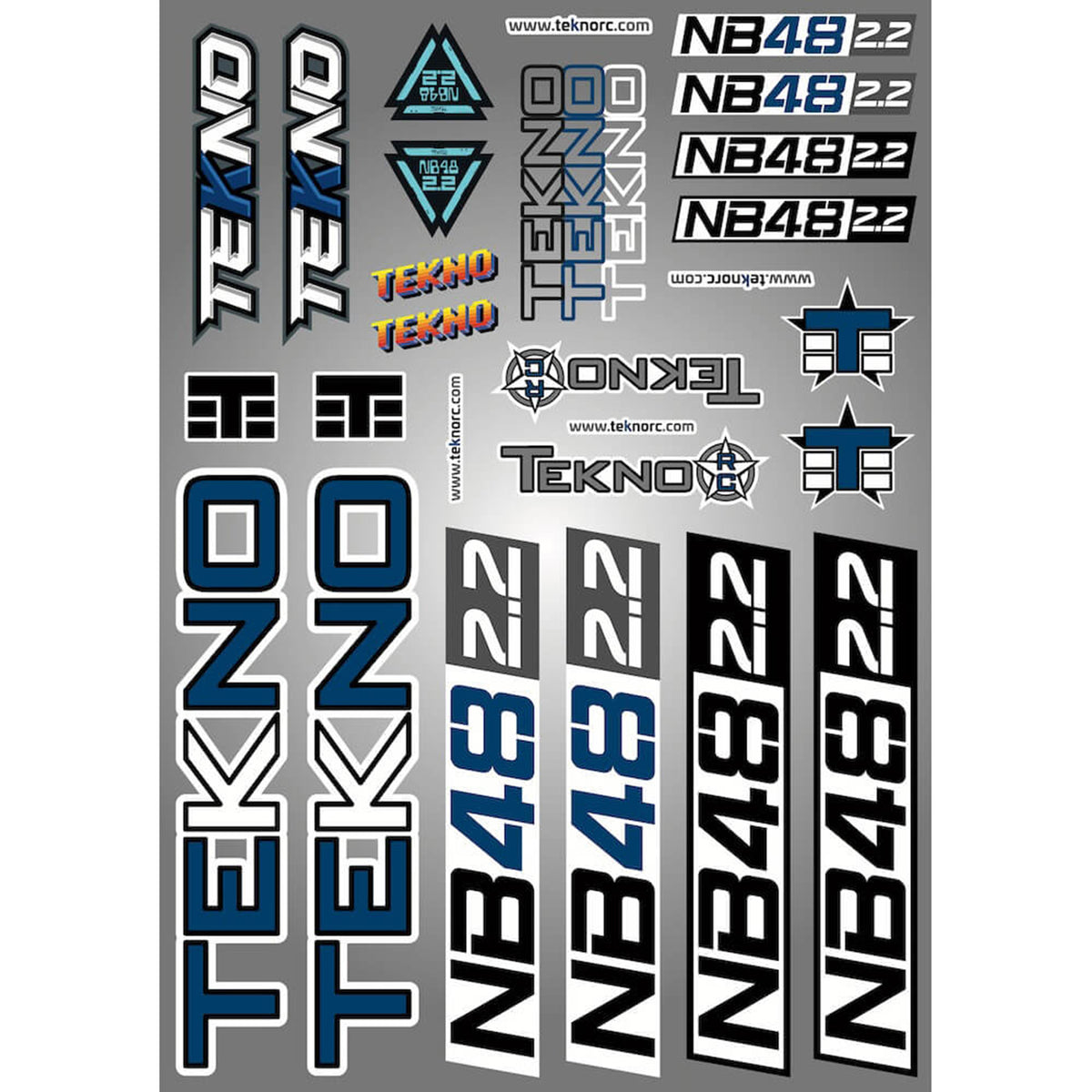 Tekno RC Decal Sheet (NB48 2.2)
